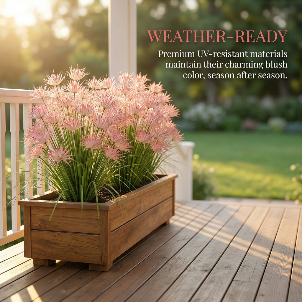 Sunny Bloom Faux Blush Meadow Grass - 5 Bundles