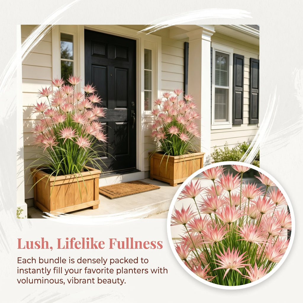 Sunny Bloom Faux Blush Meadow Grass - 5 Bundles