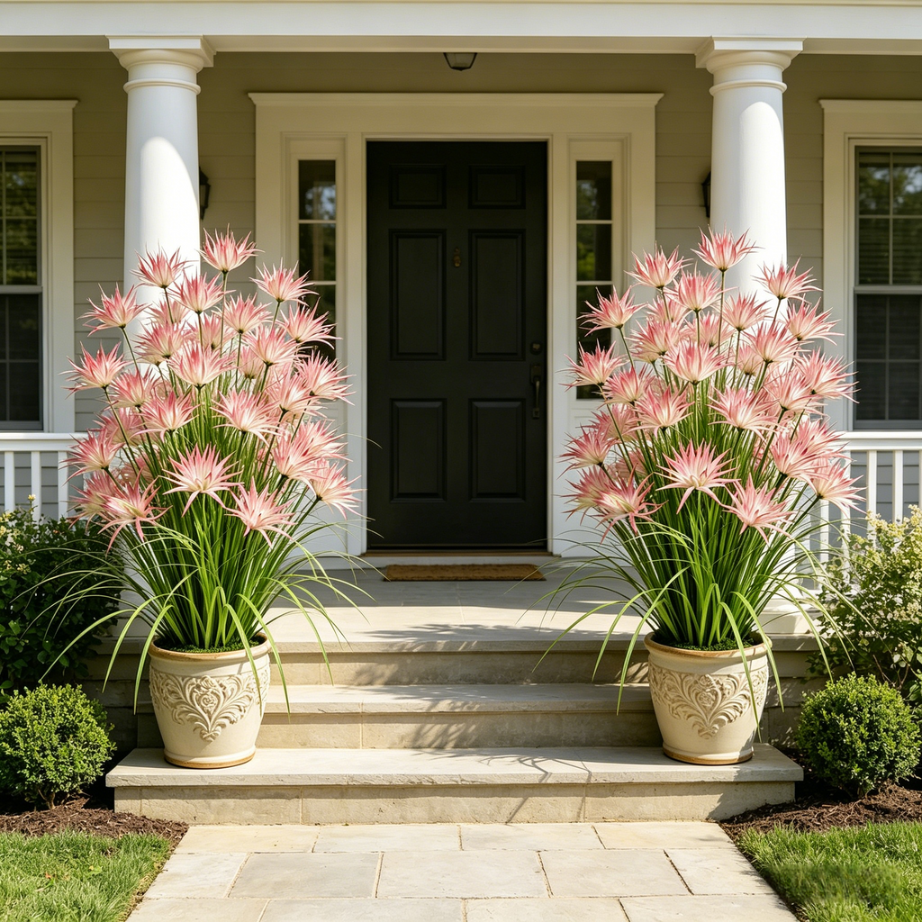 Sunny Bloom Faux Blush Meadow Grass - 5 Bundles