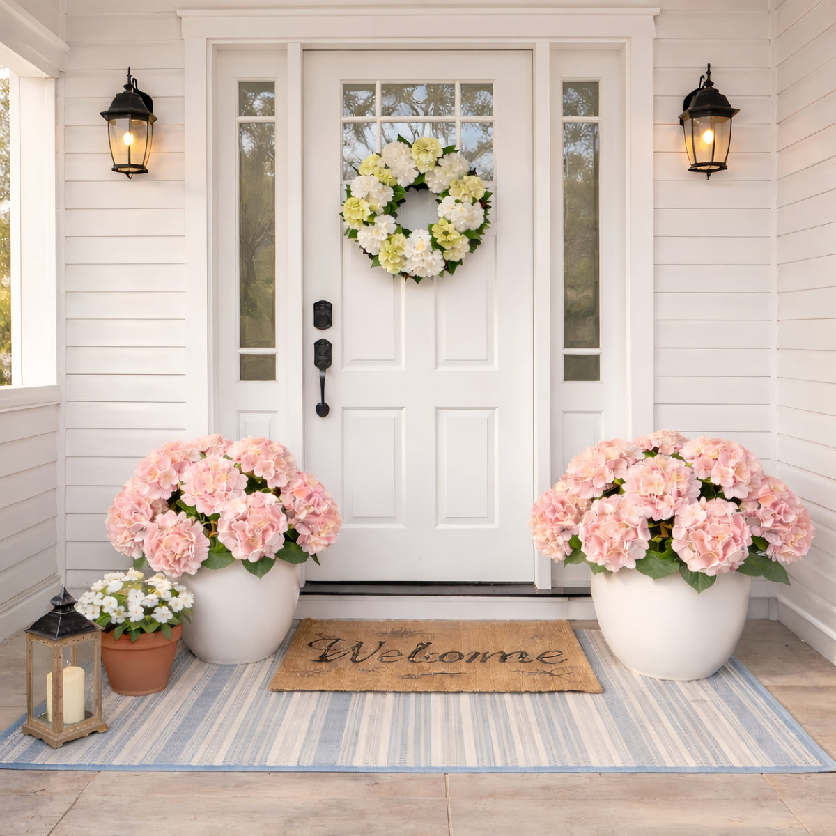 UV Resistant Hydrangea Stem for Indoor and Outdoor Decor