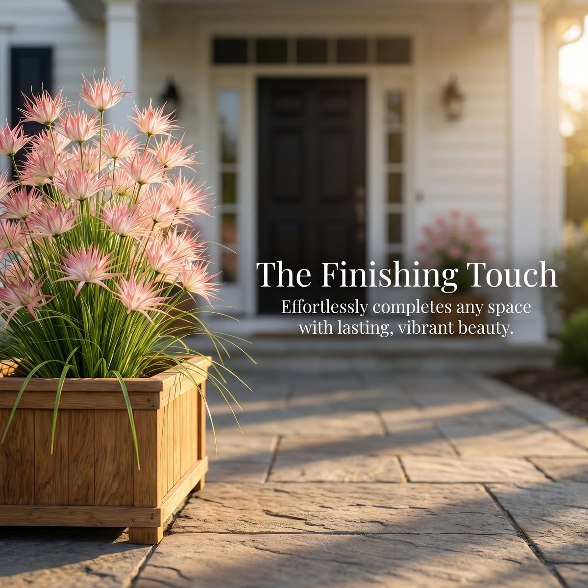 Sunny Bloom Faux Blush Meadow Grass - 5 Bundles