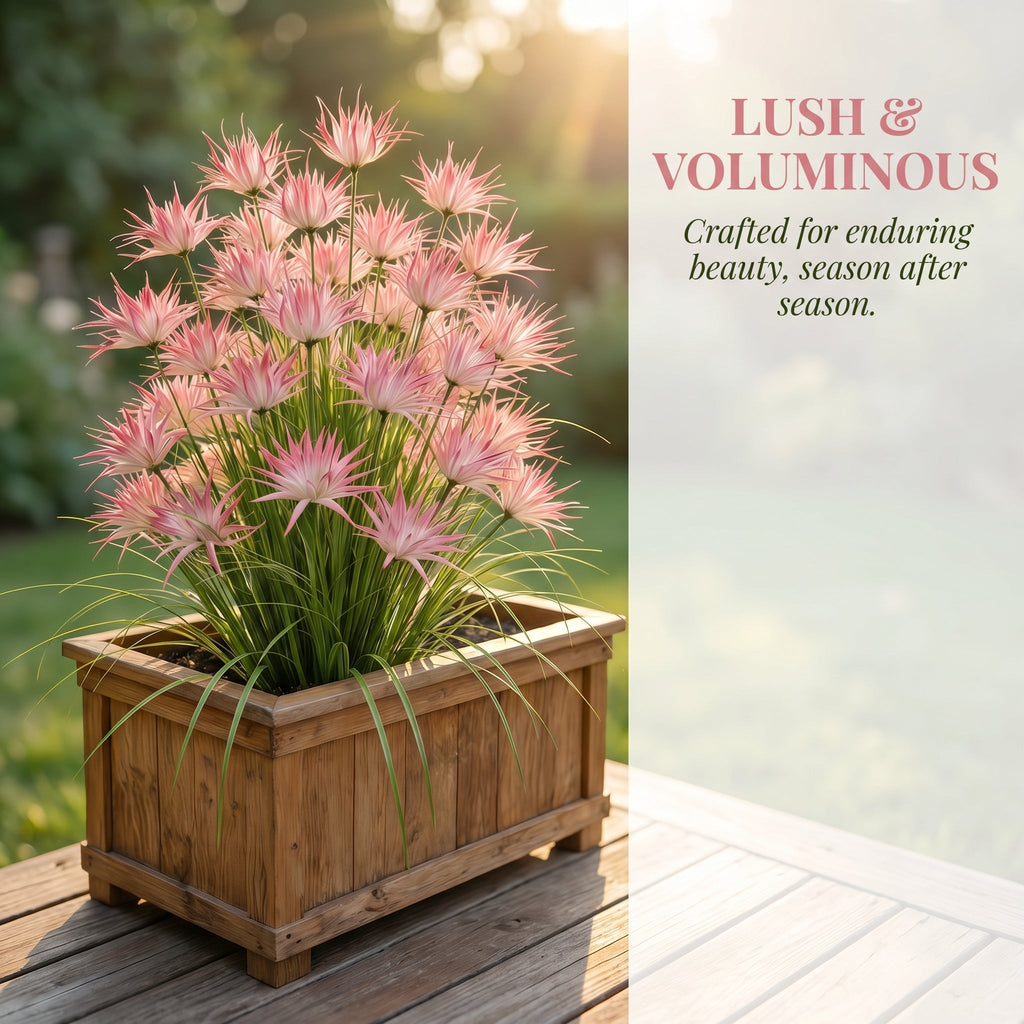 Sunny Bloom Faux Blush Meadow Grass - 5 Bundles