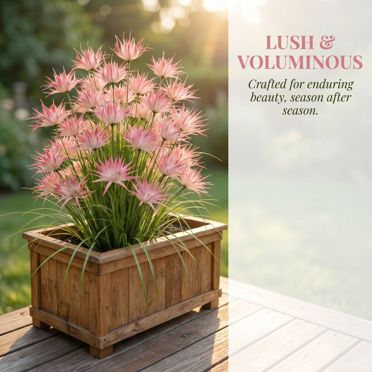 Sunny Bloom Faux Blush Meadow Grass - 5 Bundles