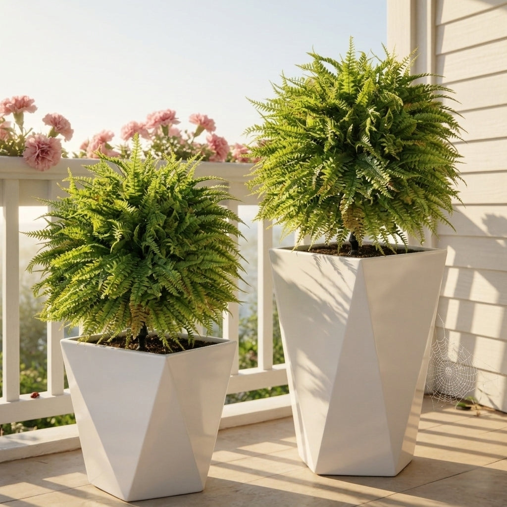 Artificial Fern Garden Stake for Outdoor Landscaping