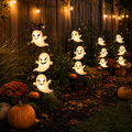Lighted Halloween Ghost Yard Stake Decor