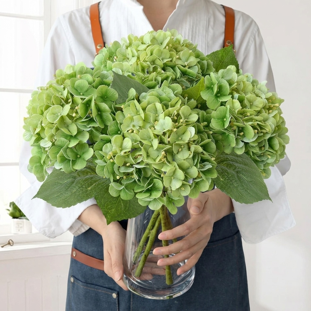 UV Resistant Hydrangea Stem for Indoor and Outdoor Decor