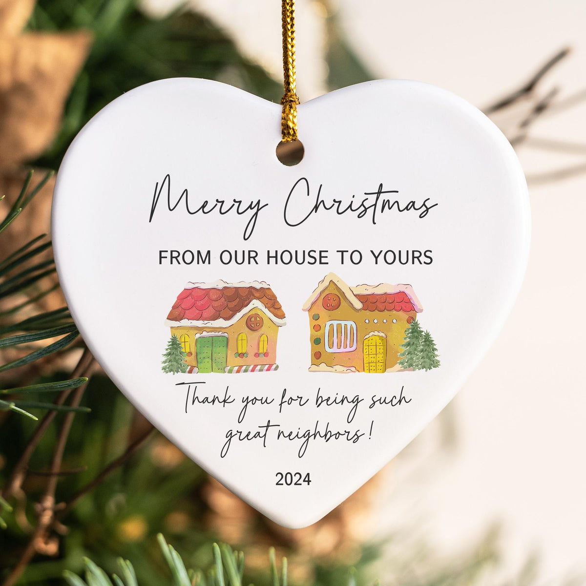 Neighbors Christmas Ornament, Christmas Gift for Neighbors