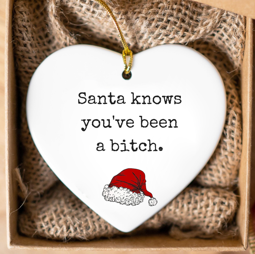 🌲Christmas Funny Heart Shaped Ornament
